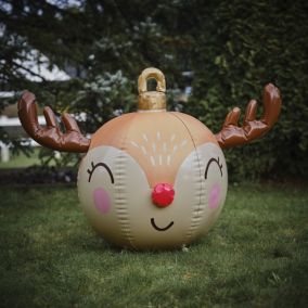 (H)0.6m Christmas Reindeer head Inflatable