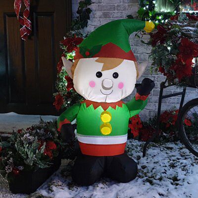 (H)1.1m LED Elf Inflatable