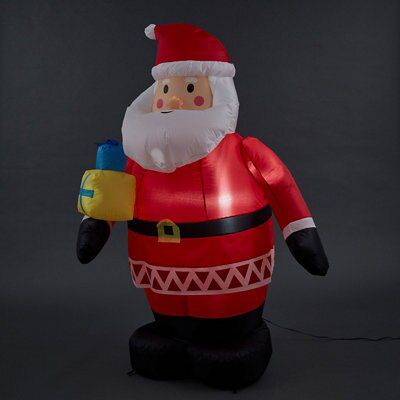 (H)1.52m LED Christmas Santa Inflatable