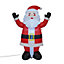 (H)1.52m LED Santa with hands up Inflatable