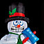 (H)2.1m LED Shivering snowman Inflatable