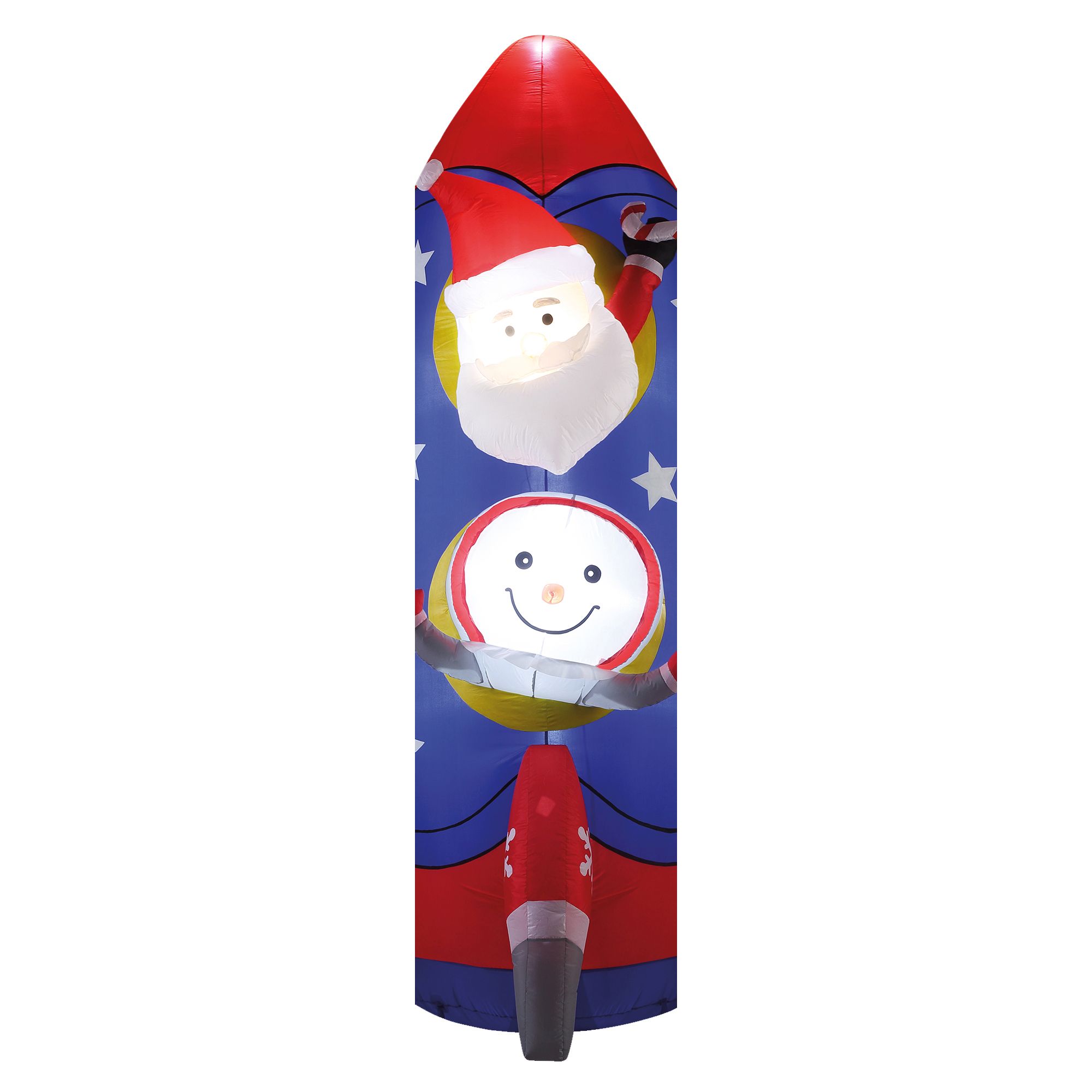 (H)3.04m LED Rocket ship Inflatable | DIY at B&Q