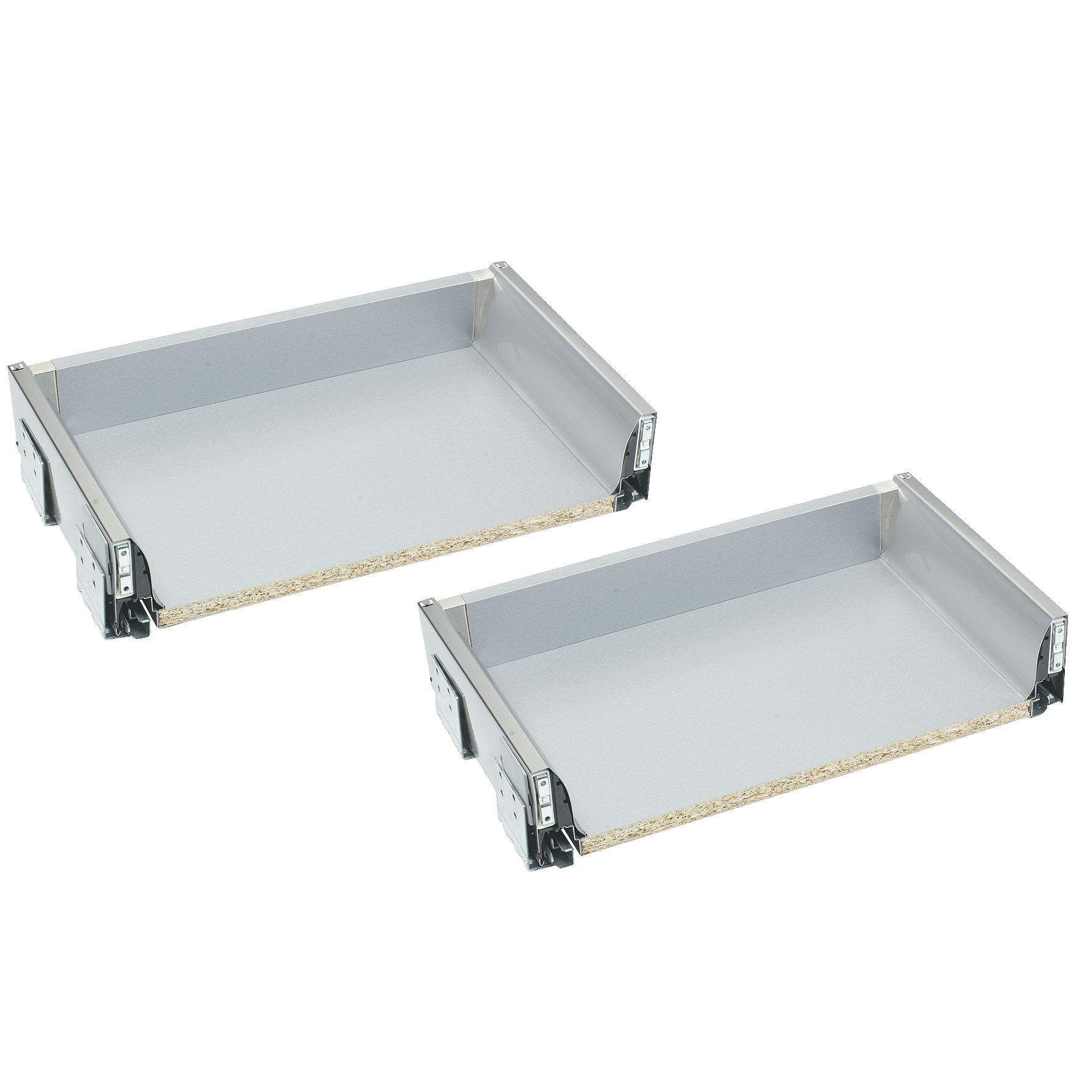 Cooke & Lewis Lay-On Stainless Steel Effect Drawer Box