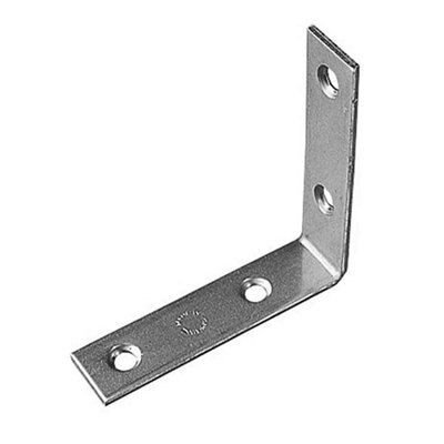 Zinc-Plated Steel Angle Bracket (L)103mm, Pack Of 10