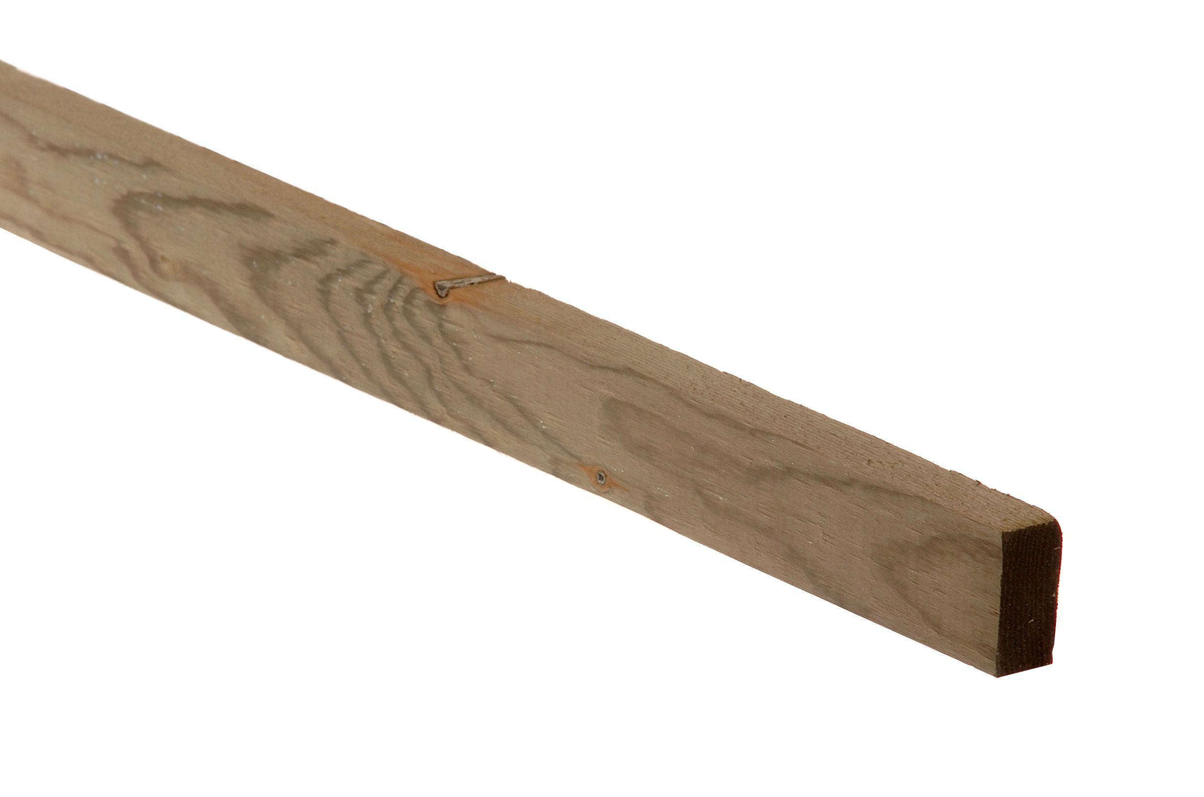 Metsä Wood Treated Sawn Timber (T)25mm (W)38mm (L)2400mm