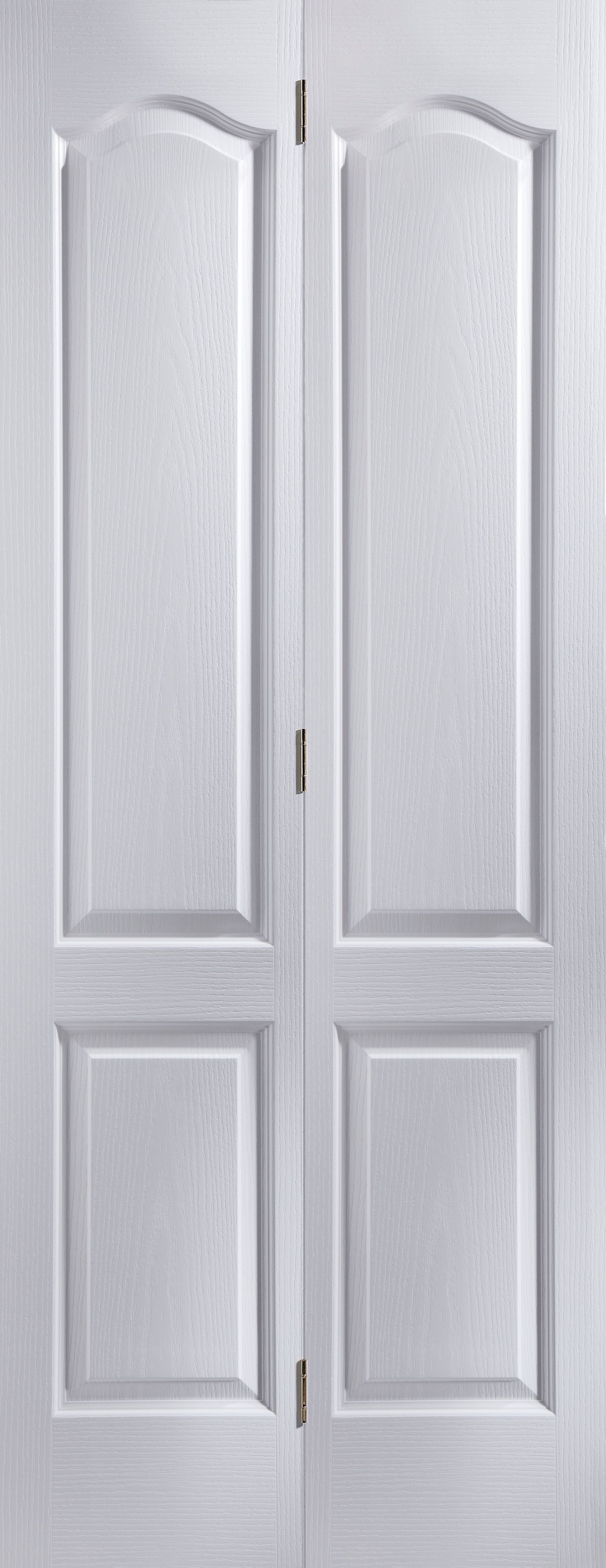 4 panel Primed Bi-fold Door set, (H)1950mm (W)750mm