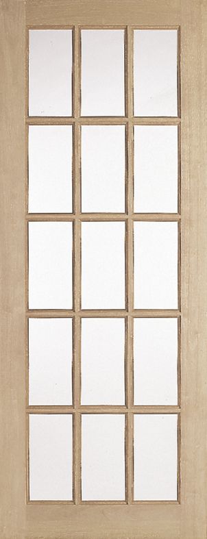Knotty pine Door, (H)1981mm (W)686mm