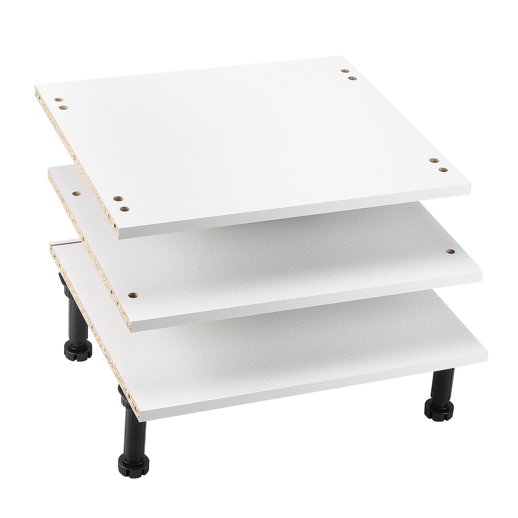 It Kitchens White Standard Larder Shelf Pack (W)600mm