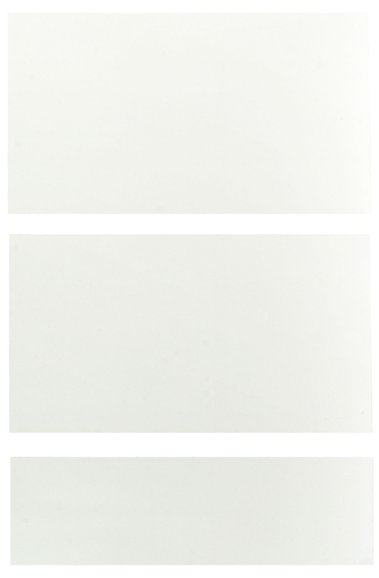 It Kitchens Santini Gloss White Slab Drawer Front (W)500mm, Set Of 3