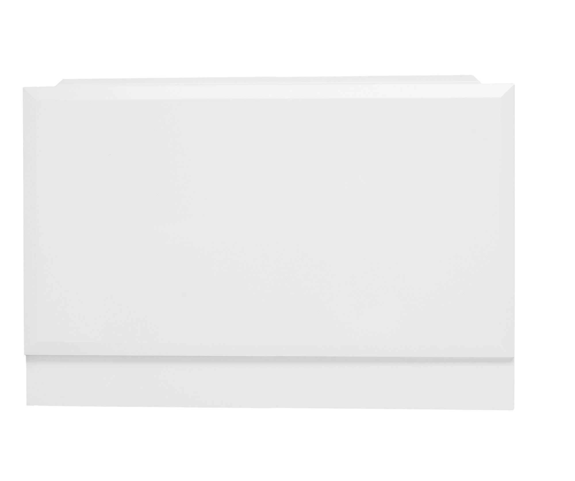 Cooke & Lewis Gloss Medium-Density Fibreboard (Mdf) White End Bath Panel (W)735mm