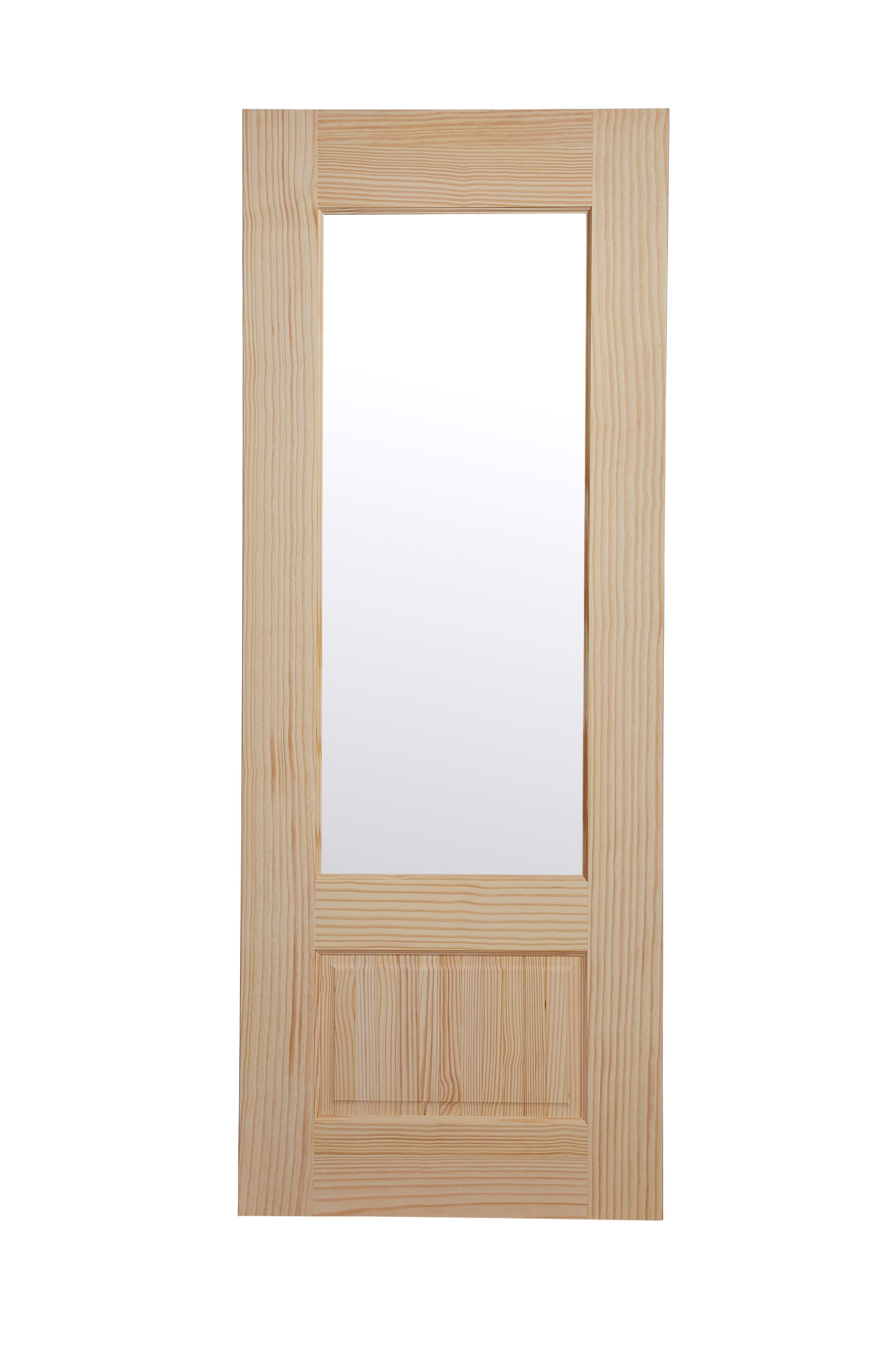 Clear pine Door, (H)1981mm (W)762mm