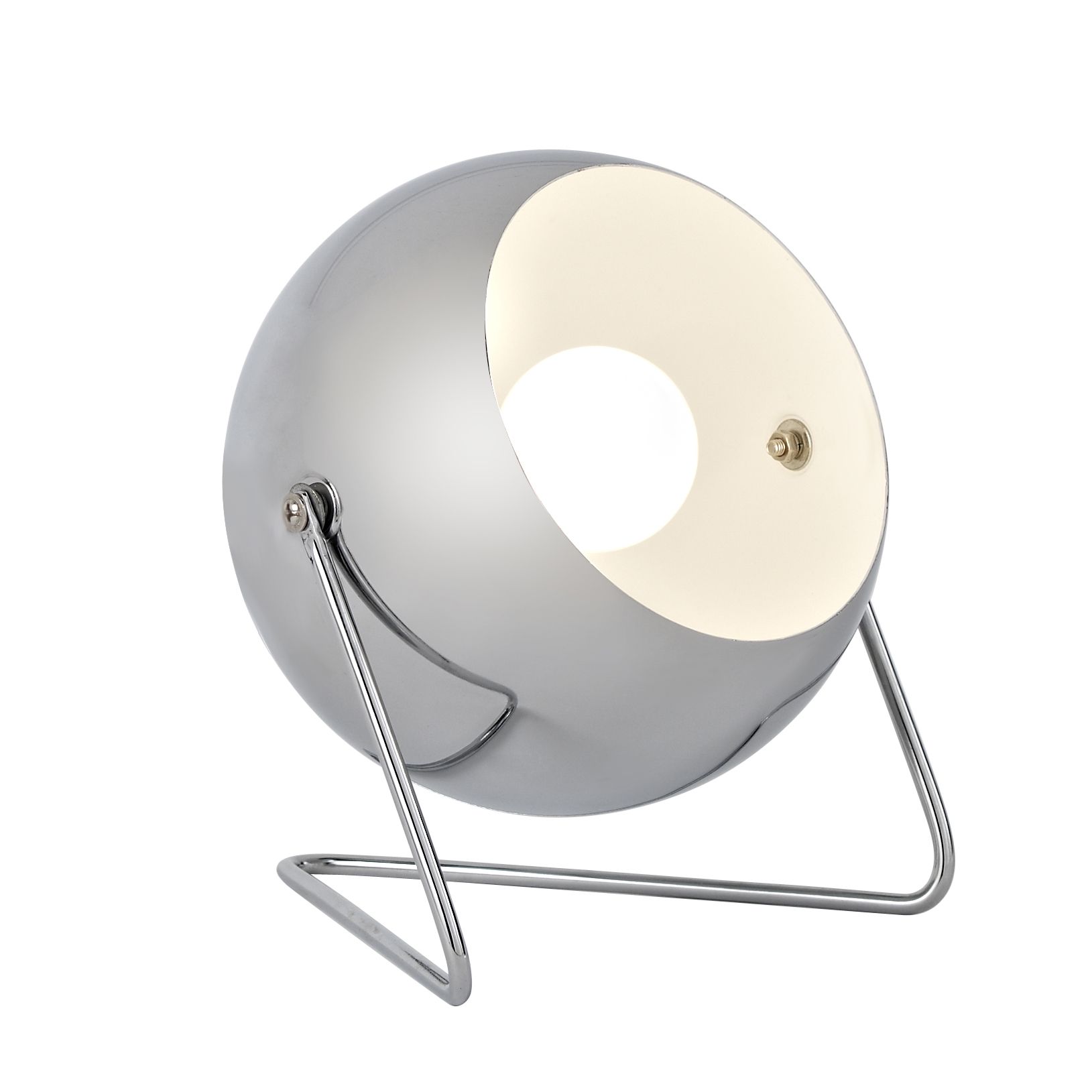 Bobo Chrome effect Incandescent Table lamp
