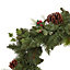 1.83m Amden Green Garland with Mixture of pine cones & berries
