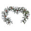 1.83m Frosted Pinecone Green Garland