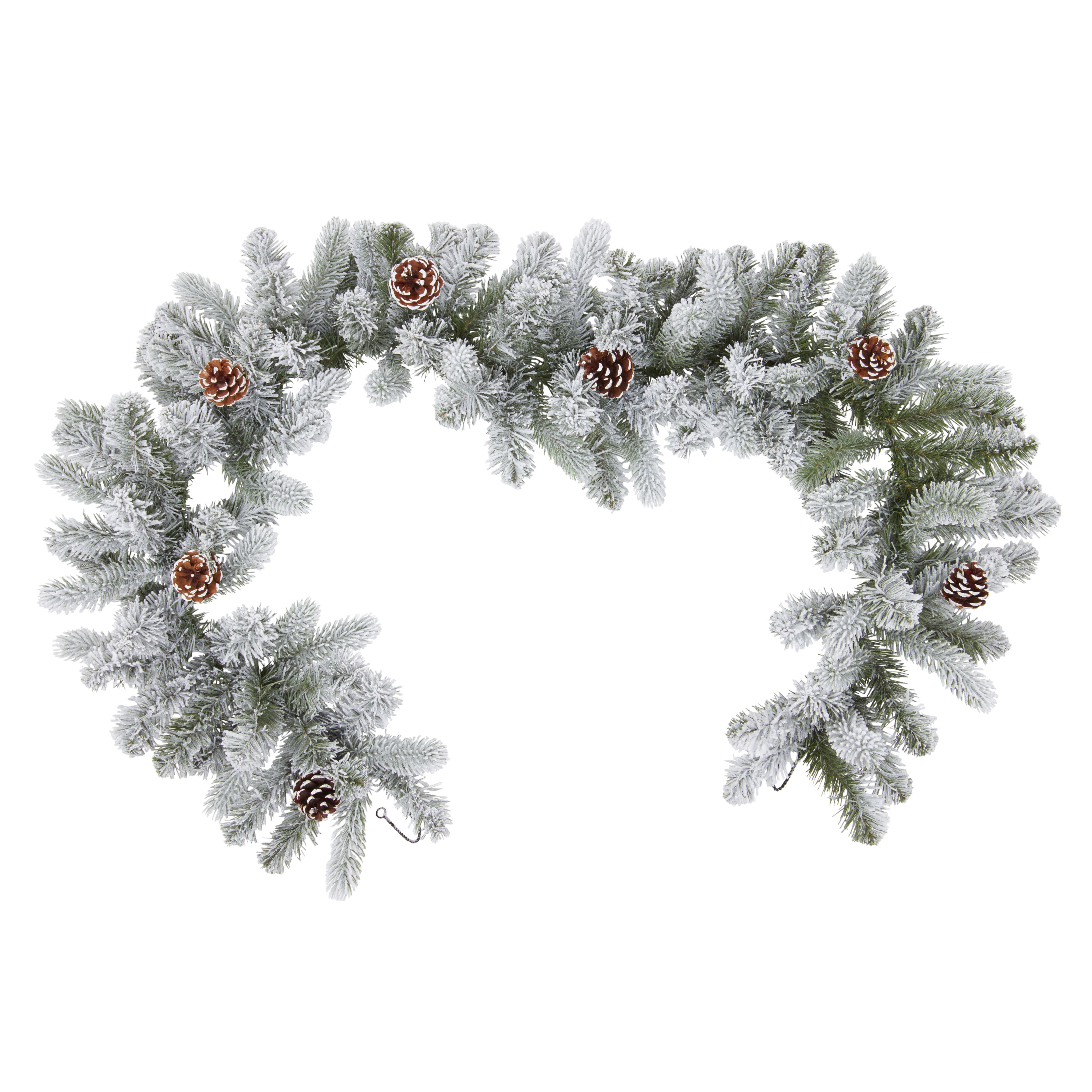 Frosted garland store