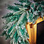 1.8m Bluemont Fir Green & Silver Christmas garland