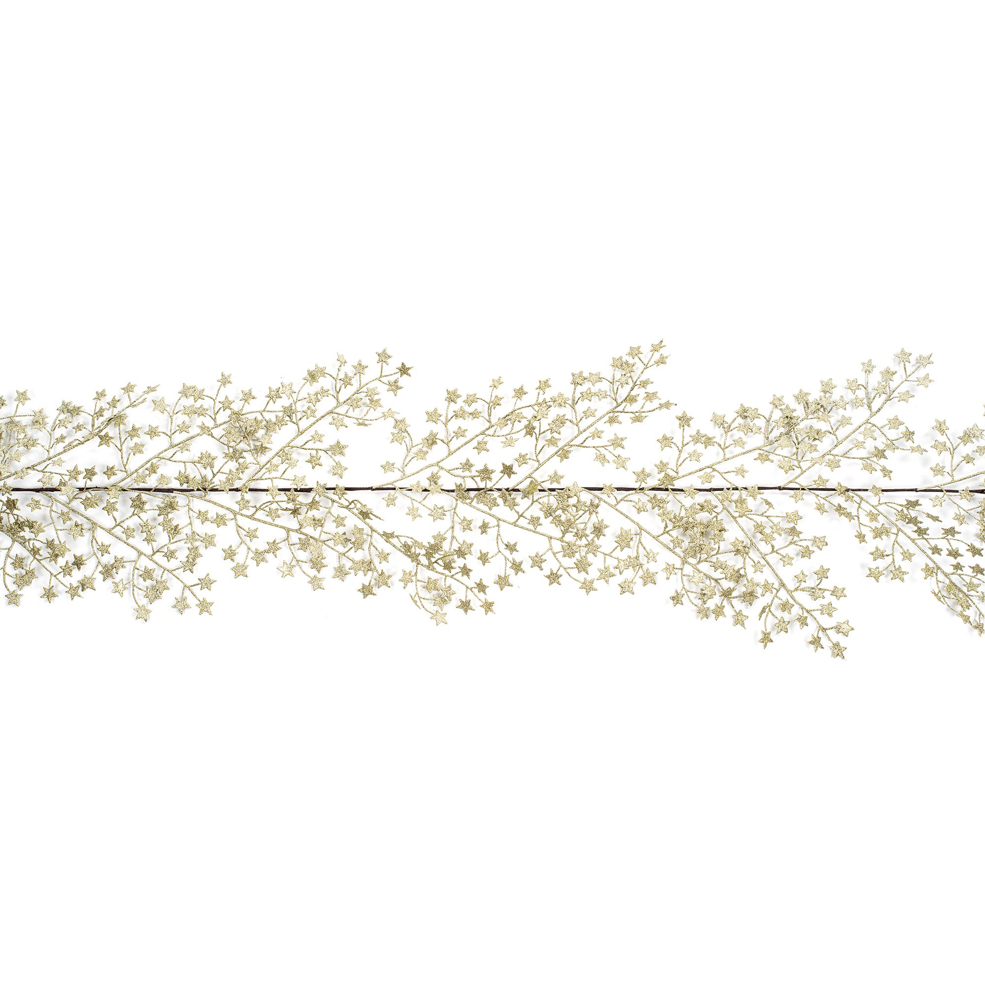 1.8m Gold Glitter effect Garland