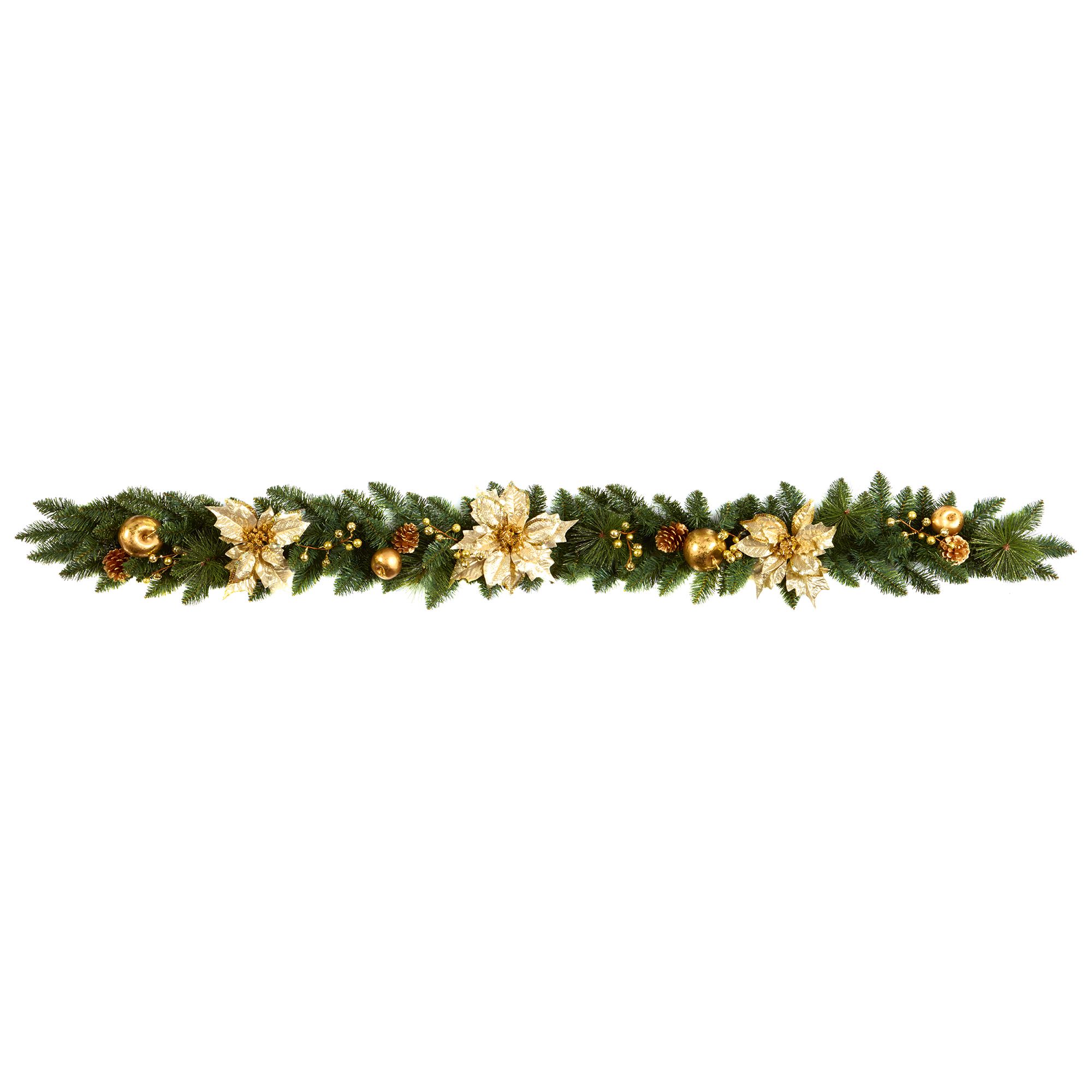 Gold on sale christmas garland