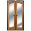 1 Lite Clear Glazed External Door set, (H)1790mm (W)2090mm