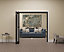 1 Lite Frosted Fully glazed Contemporary Black Pine Bi-fold Internal Door & frame set, (H)2060mm (W)2142mm