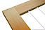 1 Lite Glazed Cottage Oak veneer Internal Tri-fold Door set, (H)2035mm (W)2374mm