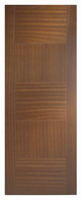 1 panel Patterned Unglazed Flush Internal Door, (H)1981mm (W)686mm (T)35mm