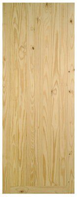 1 panel Unglazed External Front door, (H)1981mm (W)838mm