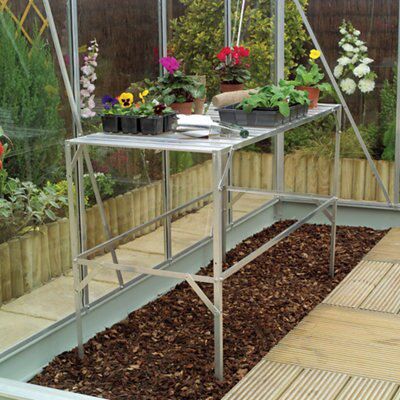 Wooden greenhouse outlet staging b&q