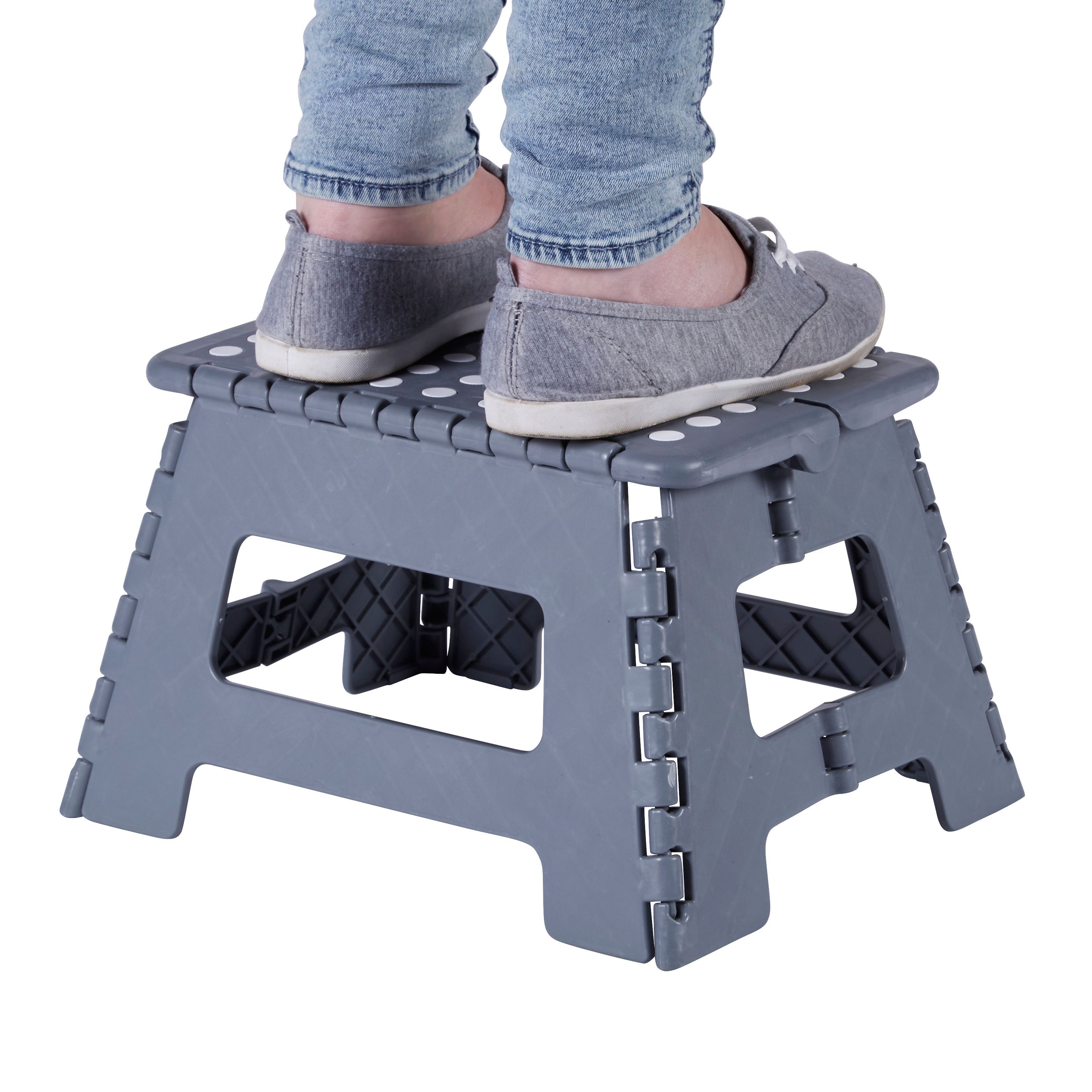 1 tread Ethylene-vinyl acetate (EVA) & polypropylene (PP) Foldable Step stool (H)0.22m - 5