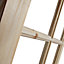 10 Lite Glazed Knotty pine Internal Door set, (H)2030mm (W)760mm