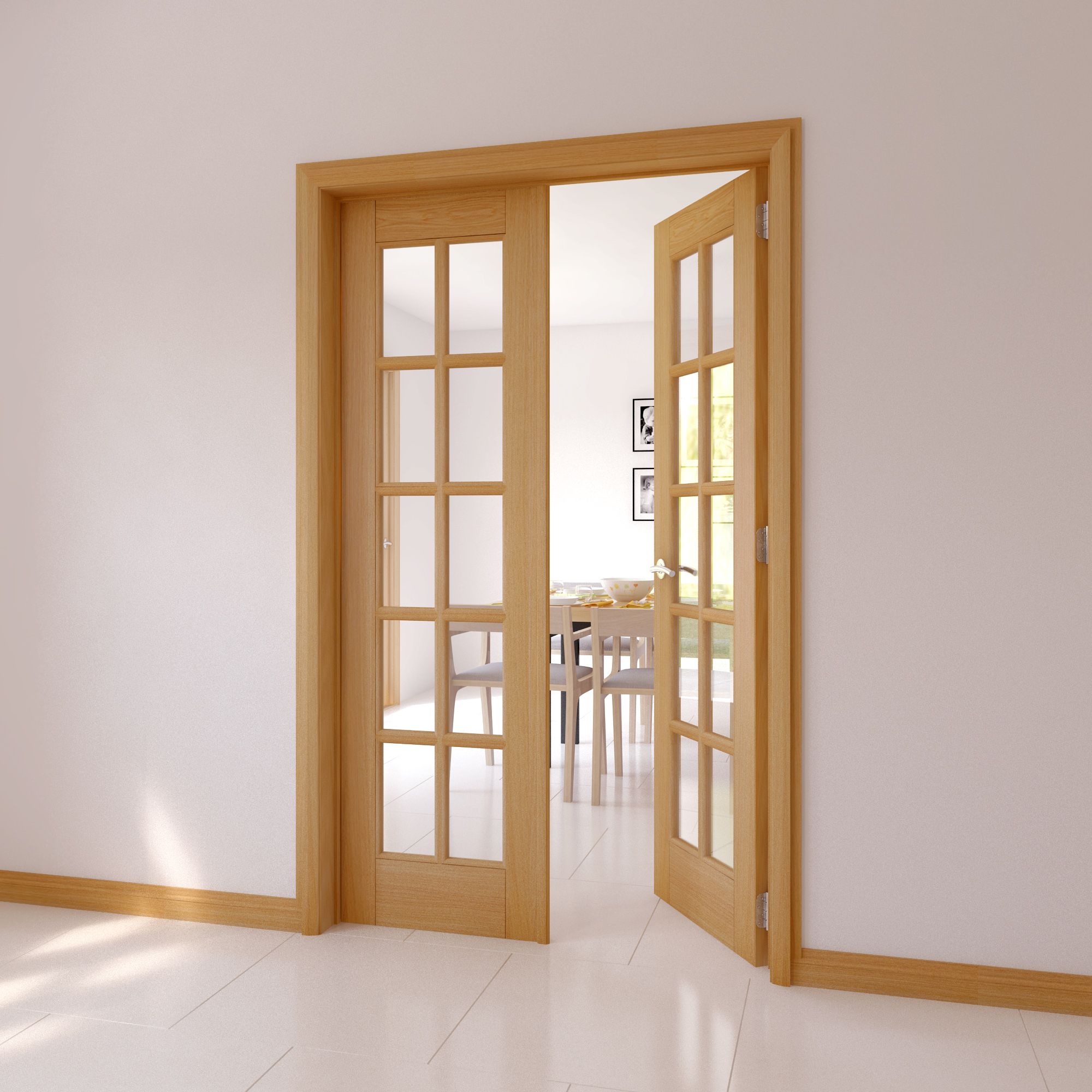 Internal Glass Panel Double Doors - Glass Door Ideas