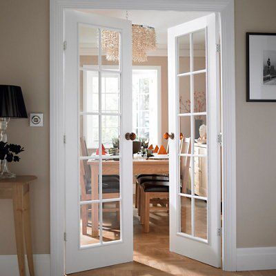10 panel 10 Lite Clear Glazed Internal French door set