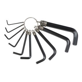 10 piece Carbon steel Hex key set