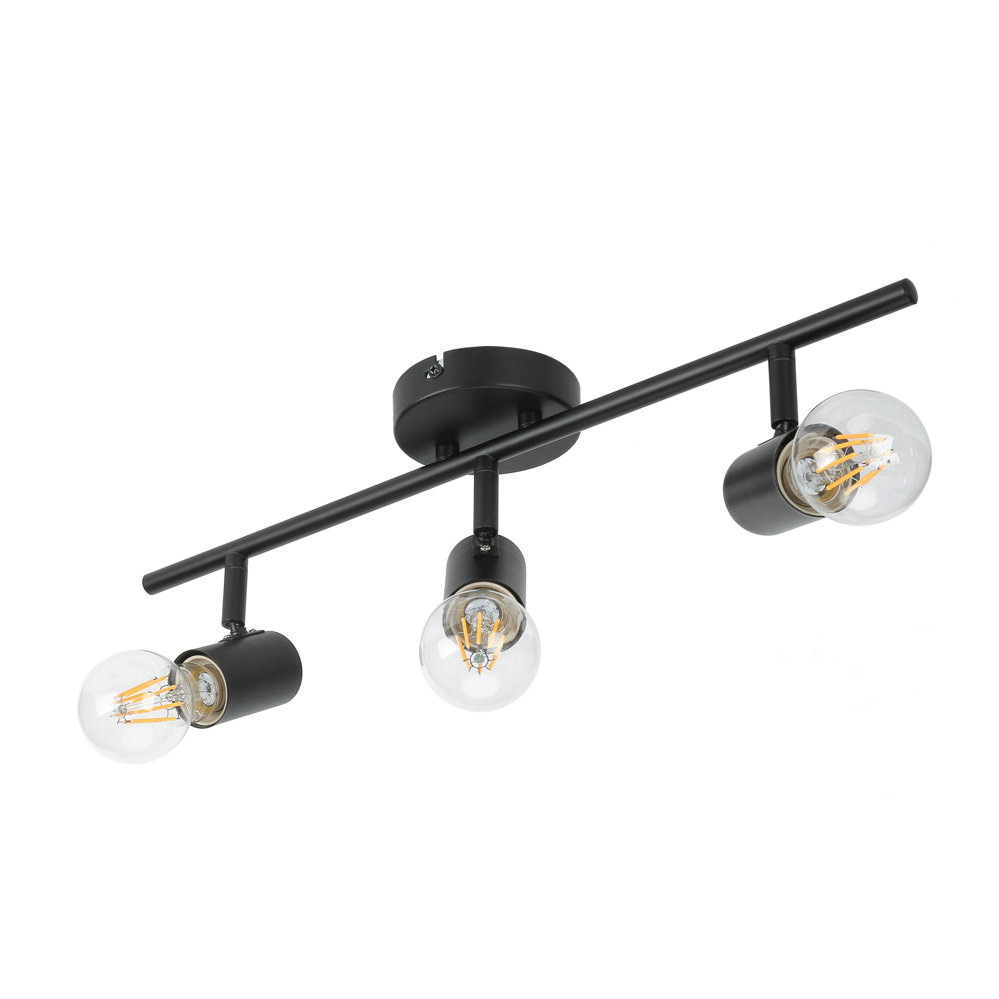 100 Contemporary Matt Painted Mains-powered 3 lamp Any room - 3
