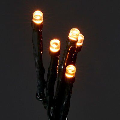1000 Warm white Cluster LED With timer function Cluster string light with 25m Green cable