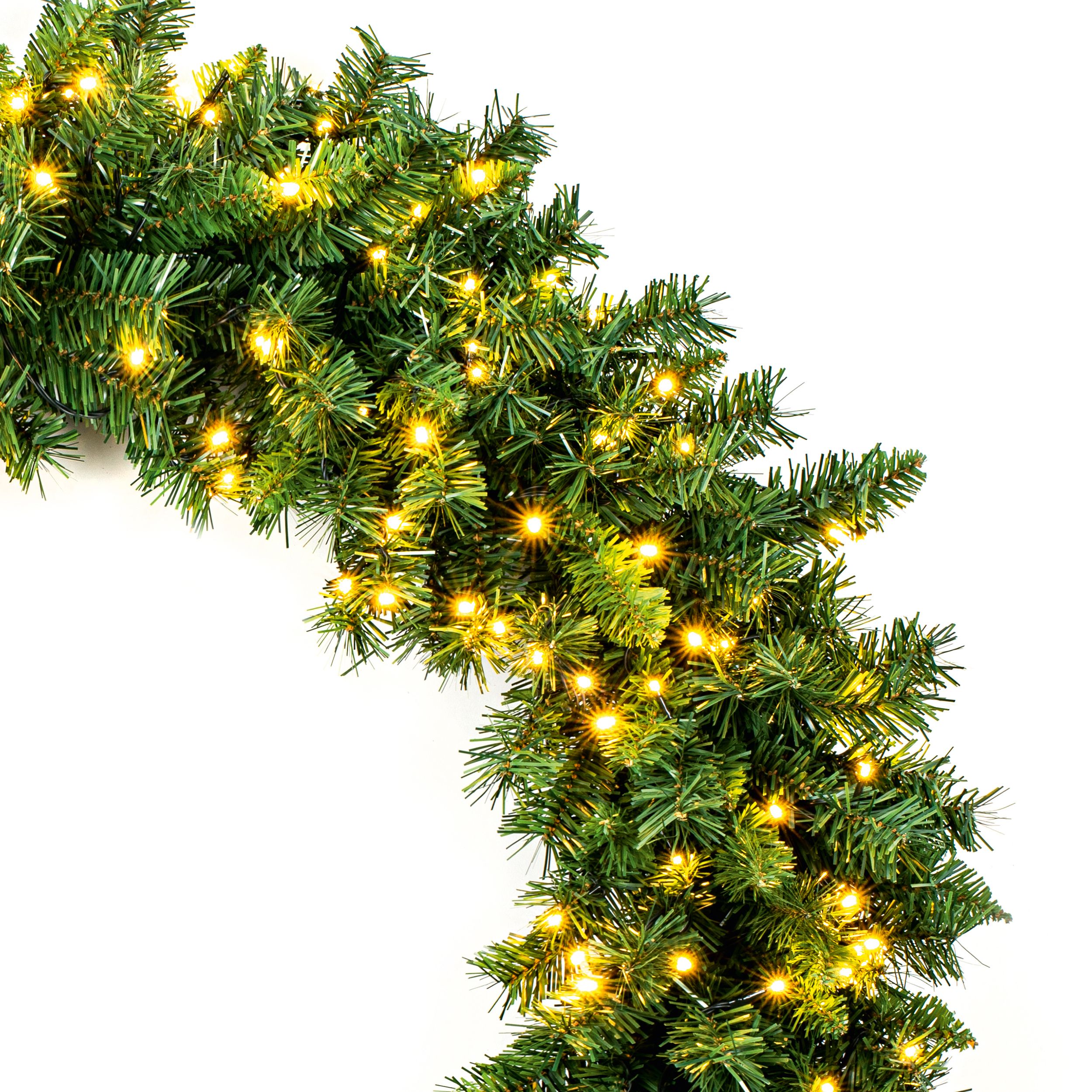 100cm Oregon Green Illuminated Christmas wreath