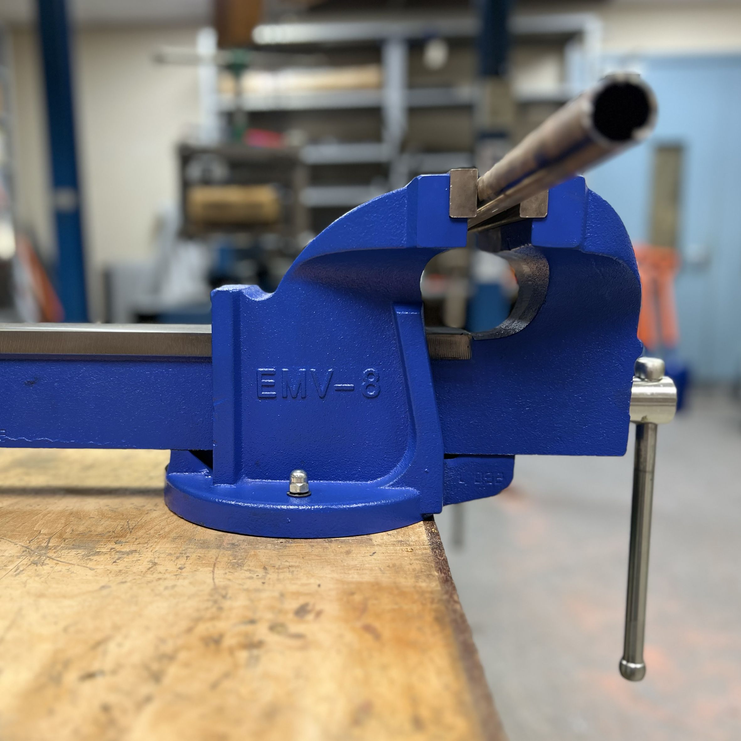 103mm Cast iron body & steel bars Mechanics vice