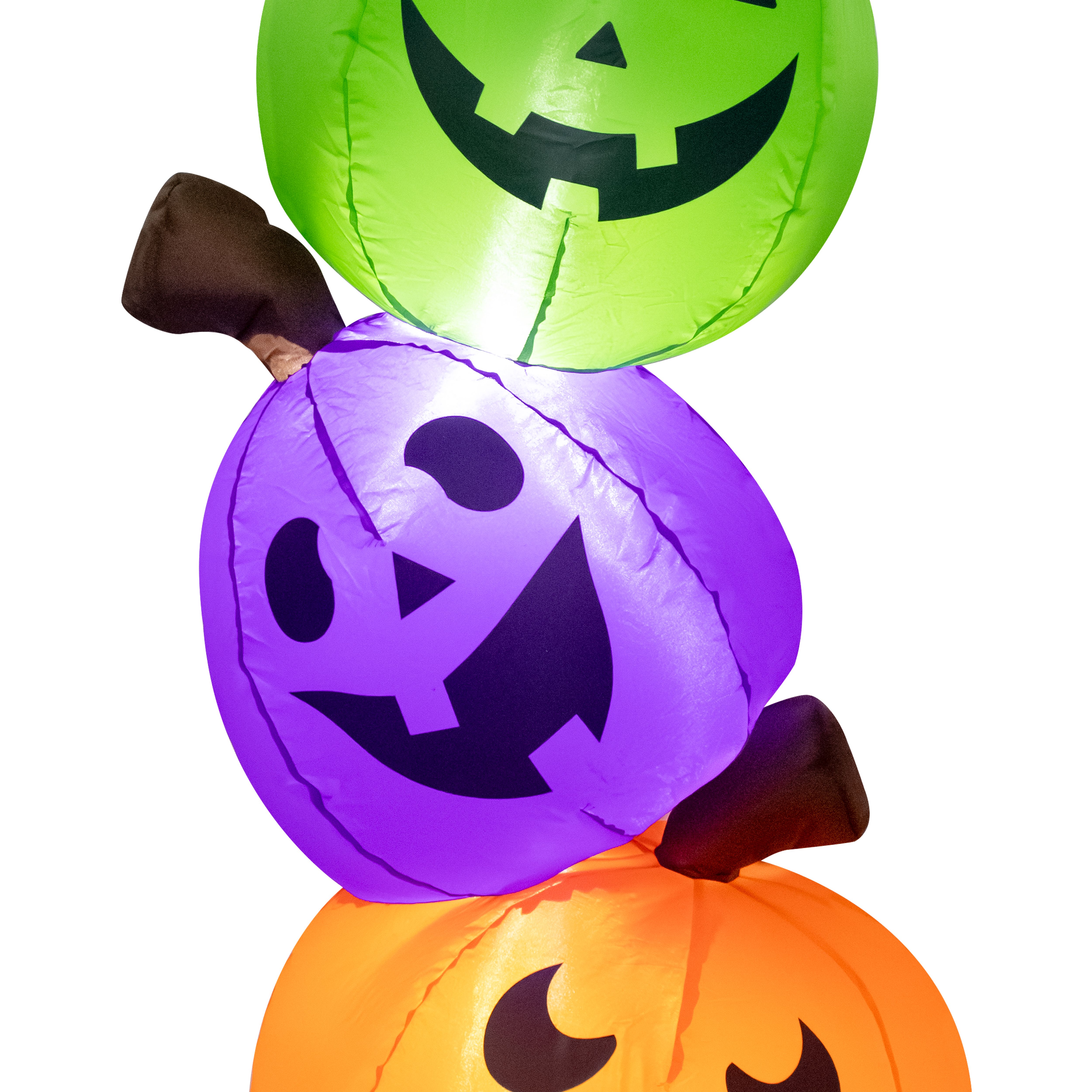 1070mm Pumpkin Inflatable with White LED - Mains-powered