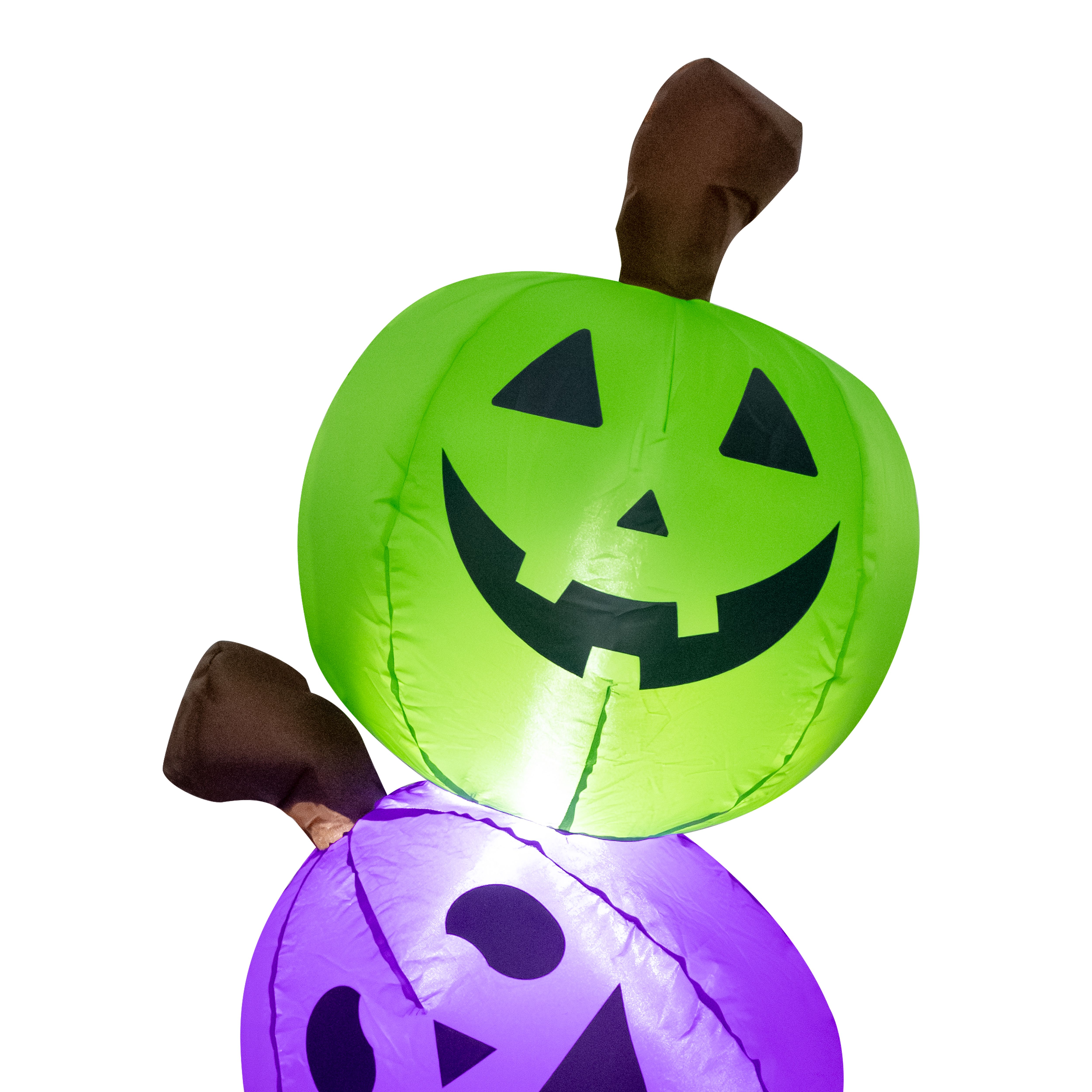 1070mm Pumpkin Inflatable with White LED - Mains-powered