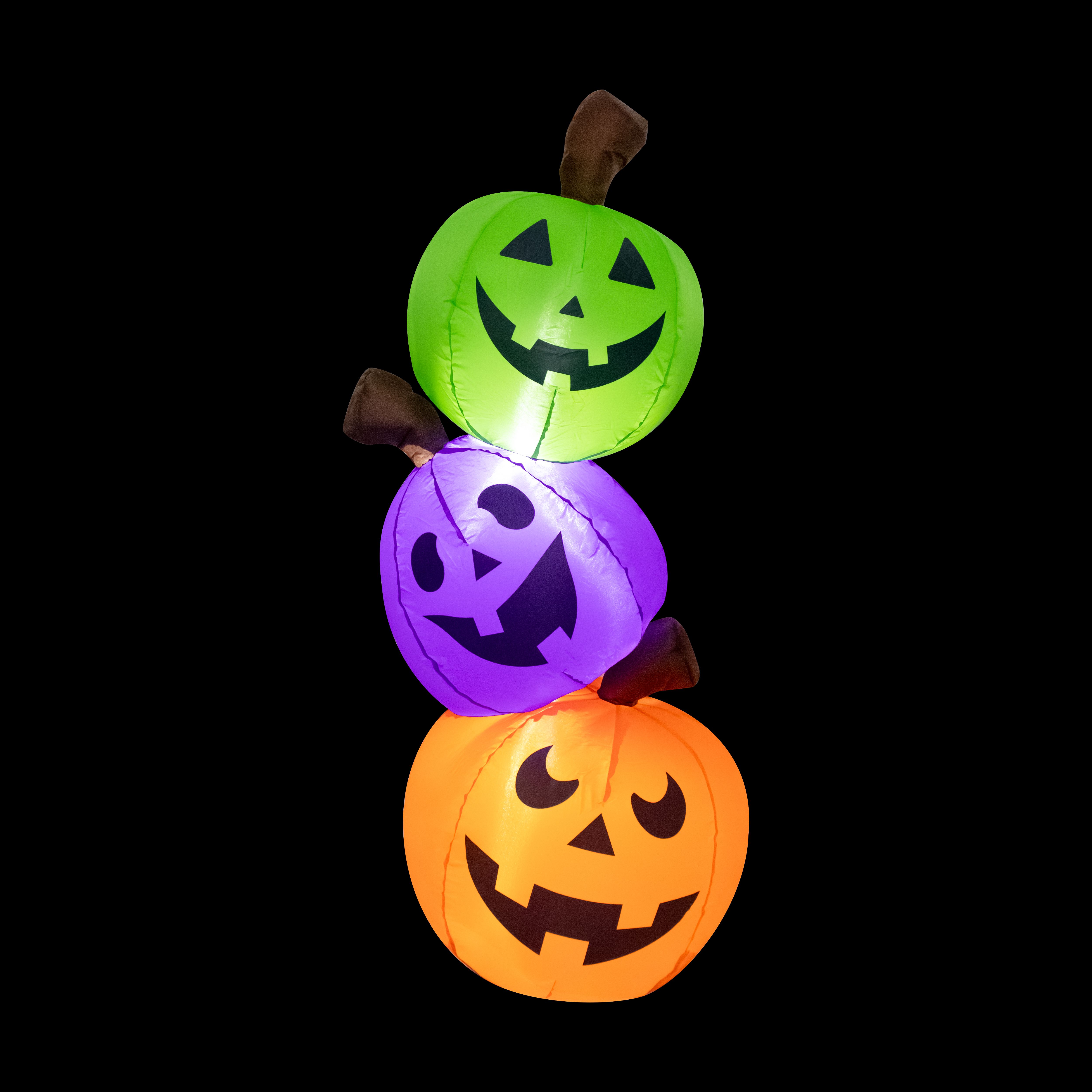 1070mm Pumpkin Inflatable with White LED - Mains-powered