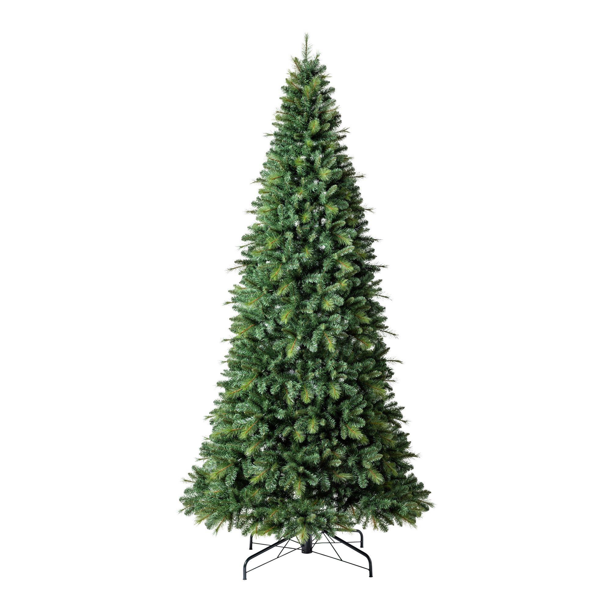 10ft Prancer Natural effect Hinged Full Artificial Christmas tree
