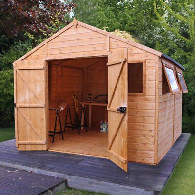 10X10 PREM SHIPLAP WORKSHOP &INS
