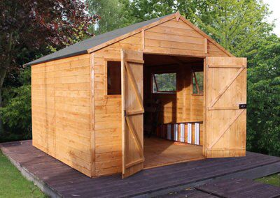 10X10 PREM SHIPLAP WORKSHOP &INS