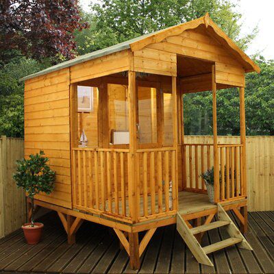 10X8 BEACH HUT ON PLATFORM HD