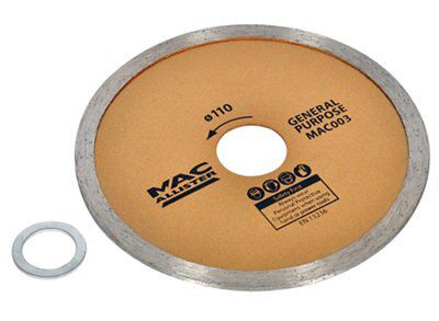 110mm x 16mm Diamond blade