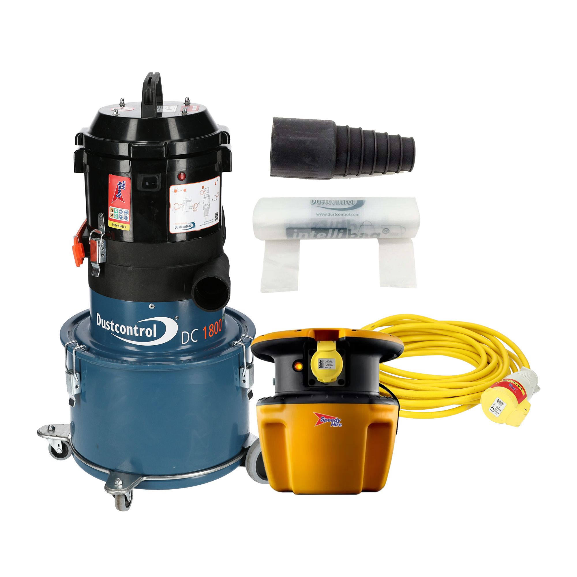 110V 20L Dust extraction unit bundle - Weekend hire