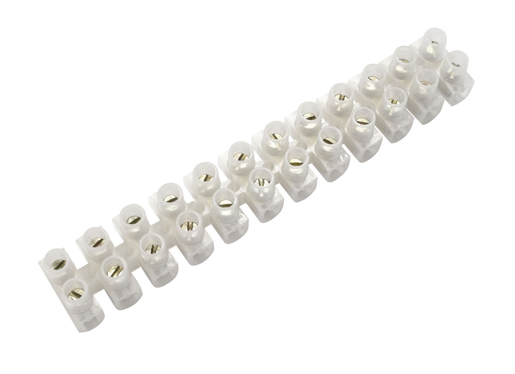 12 way 15A Plastic Earth terminal block