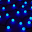 120 Blue Berry LED String lights Green cable