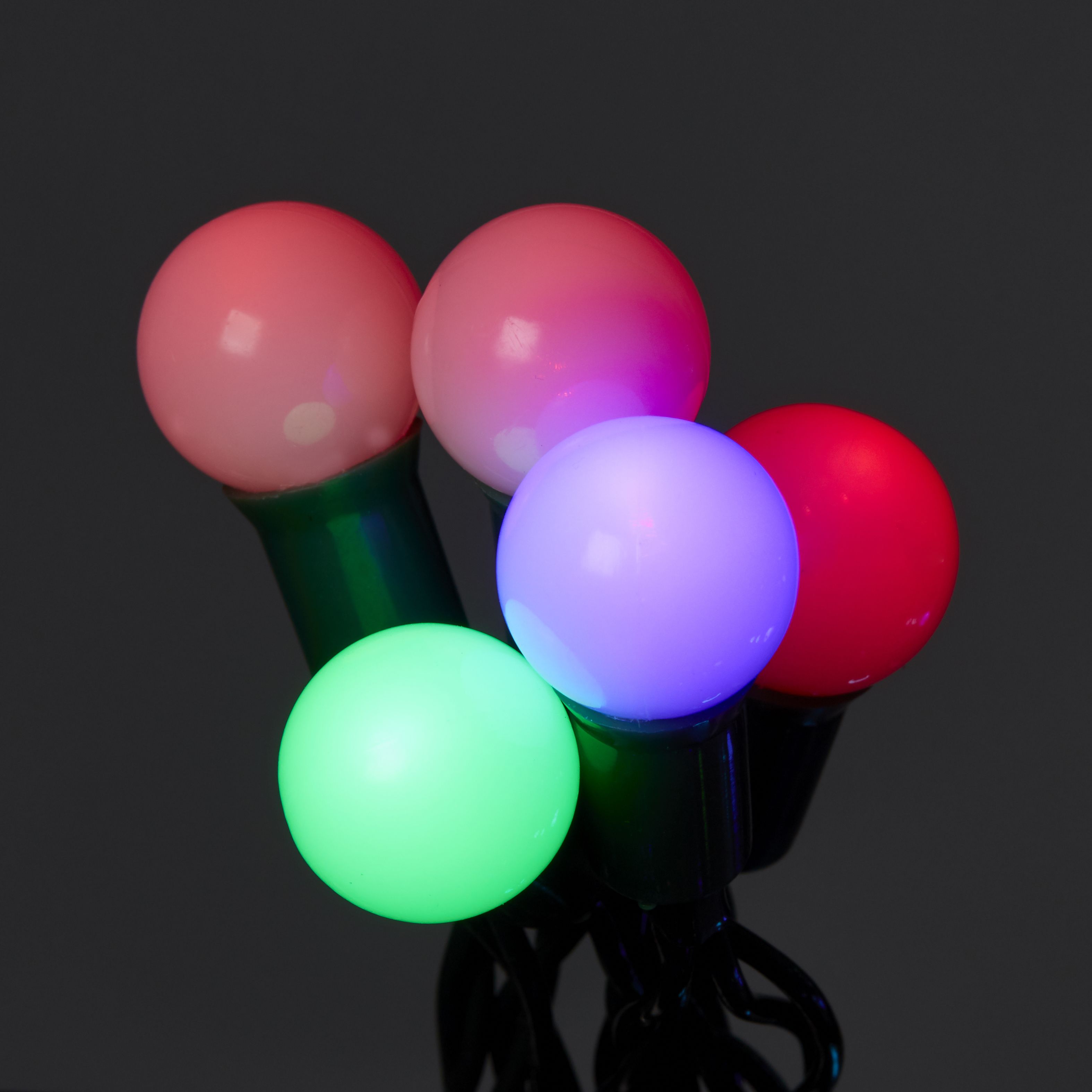 120 Colour changing Berry LED With timer String lights with 4m Green cable - 3