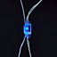120 Ice white & warm white LED Net light Clear cable